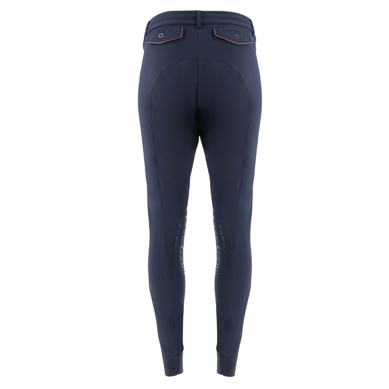 Pénélope - Pantalon d'équitation fille point sellier marine