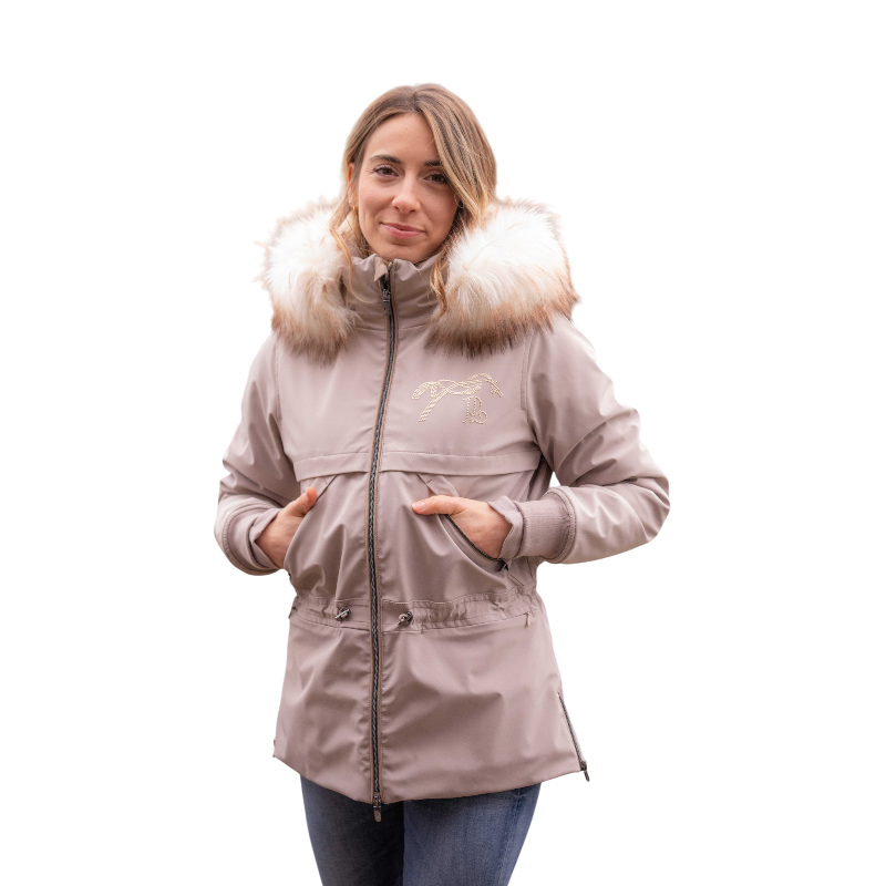 Pénélope - Parka femme Steppy taupe