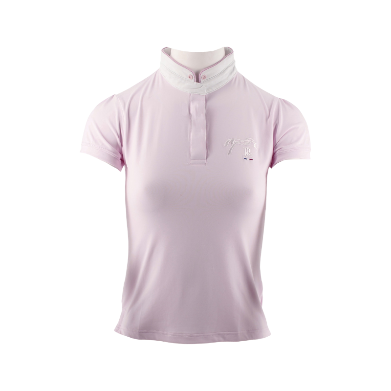 Pénélope - Women's short-sleeve competition polo Madrid pink 