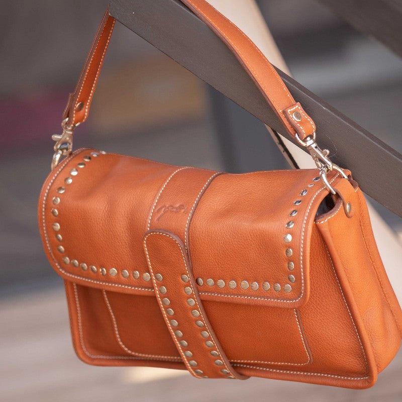 Pénélope - Sac à main Cavalia cognac