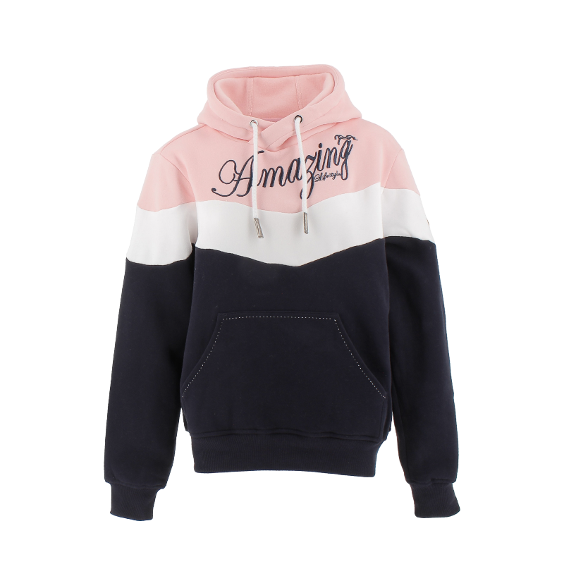 Pénélope Store – Artémis-Sweatshirt in Marineblau/Weiß/Rosa