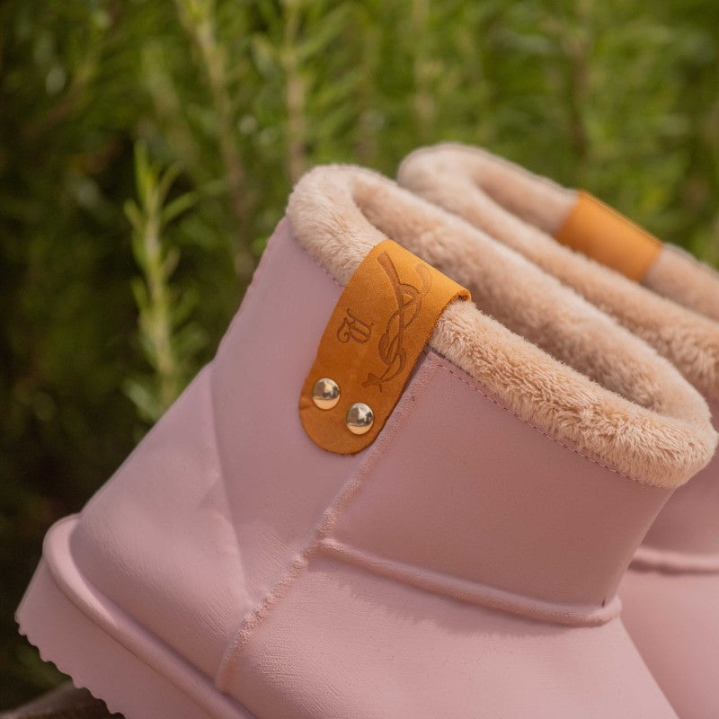 Eden by Pénélope - Boots fourrées enfant rose poudré