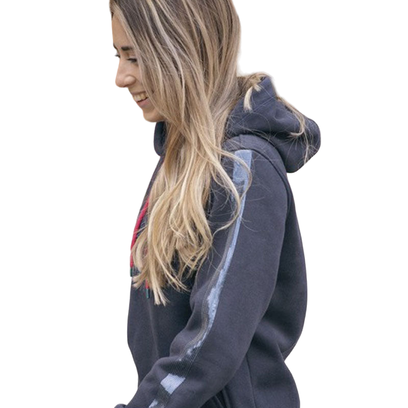 Pénélope Store – Marineblauer Damen-Kapuzenpullover von Topty