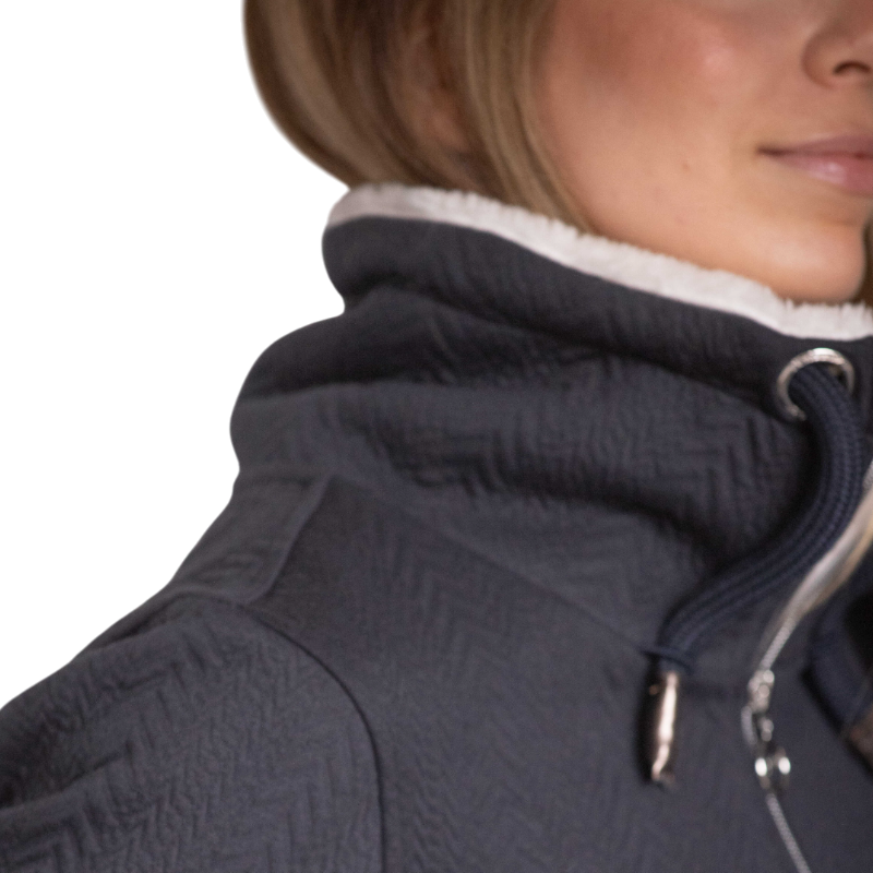 Pénélope - Sweat zippé femme Laponia marine