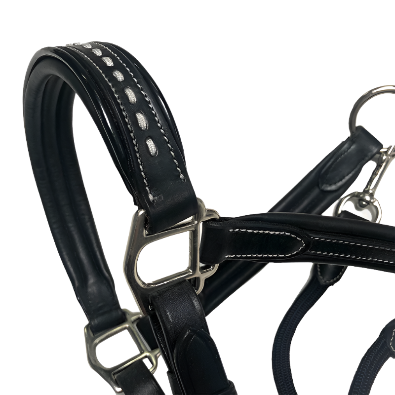 Pénélope - Hardhole paardenleer sallery zwart