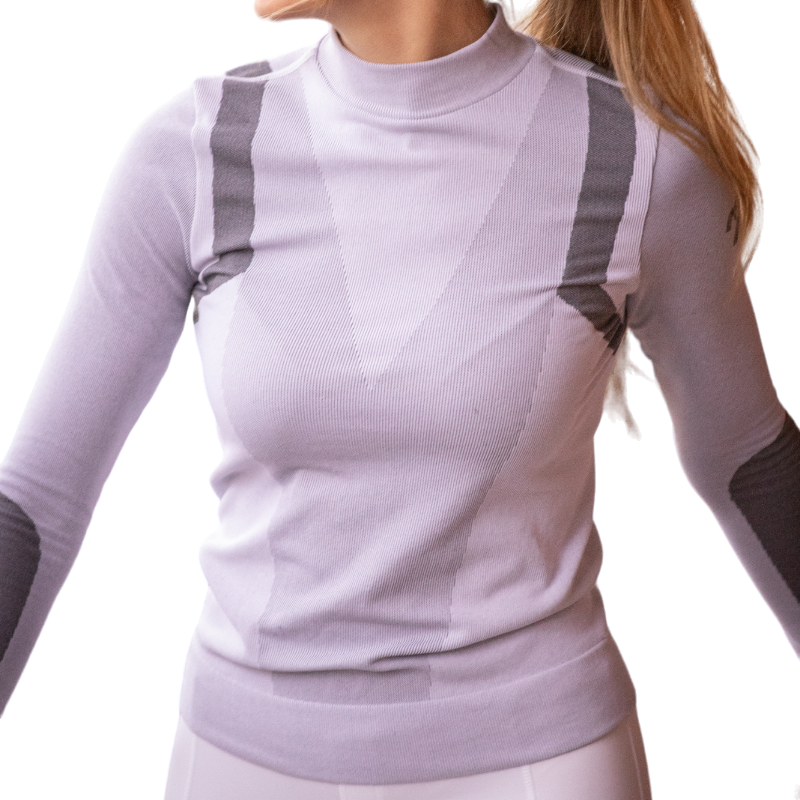 Pénélope - T-Shirt Warm Up manches longues gris