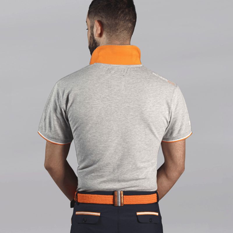 Flags & Cup - Polo Mexico homme gris | - Ohlala