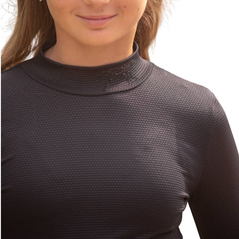 Eden by Pénélope - Kinderen T-shirt met lange mouwen Tutty zwart 