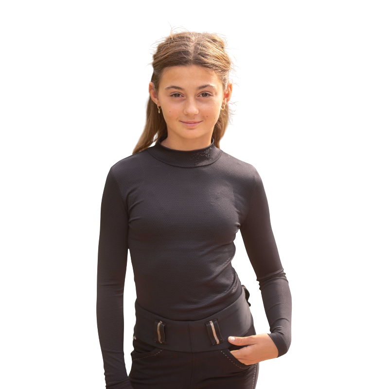 Eden by Pénélope - Kinderen T-shirt met lange mouwen Tutty zwart 