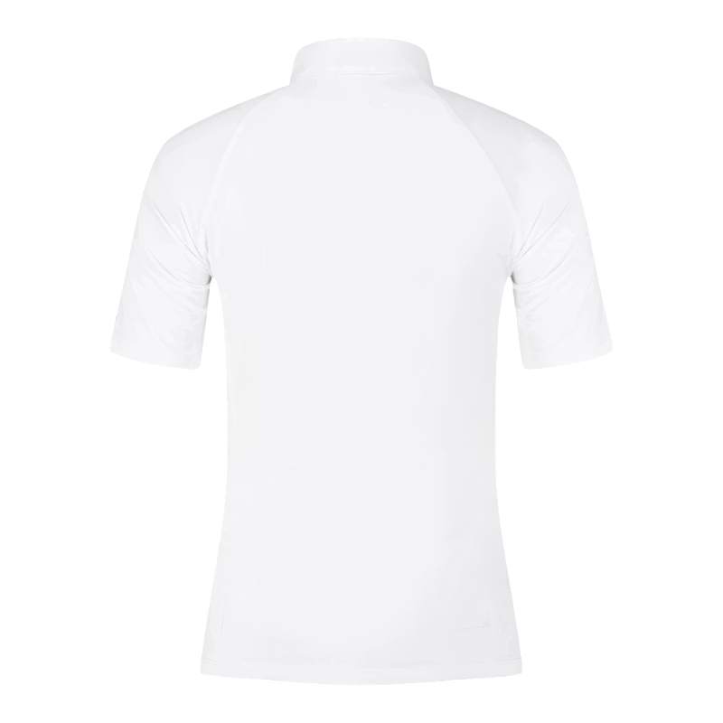 Kentucky Horsewear - Klassieke witte korte mouwen wedstrijd polo voor dames 