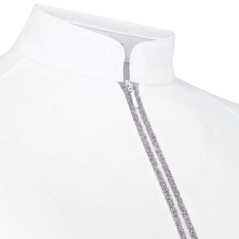 Kentucky Horsewear - Klassieke witte korte mouwen wedstrijd polo voor dames 