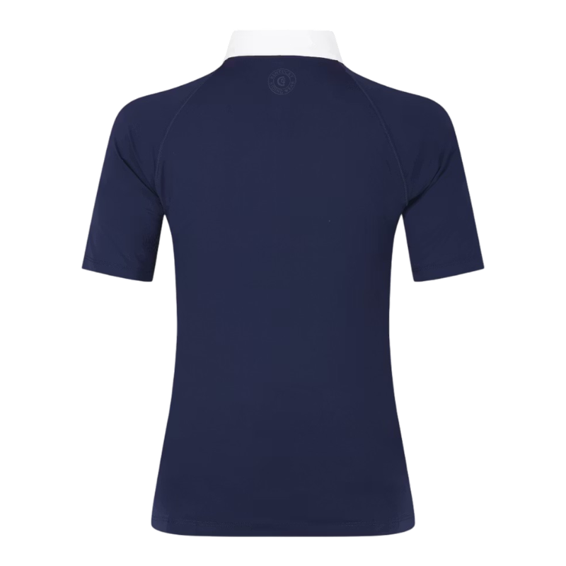 Kentucky Horsewear - Dames wedstrijdpoloshirt met korte mouwen Classic marine 