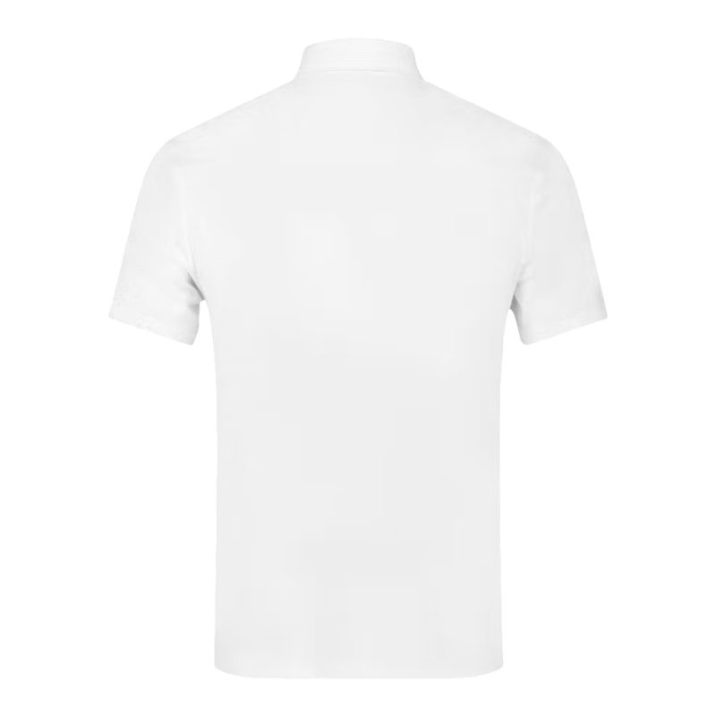 Kentucky Horsewear - Korte mouwen wedstrijd polo voor mannen Classic wit 