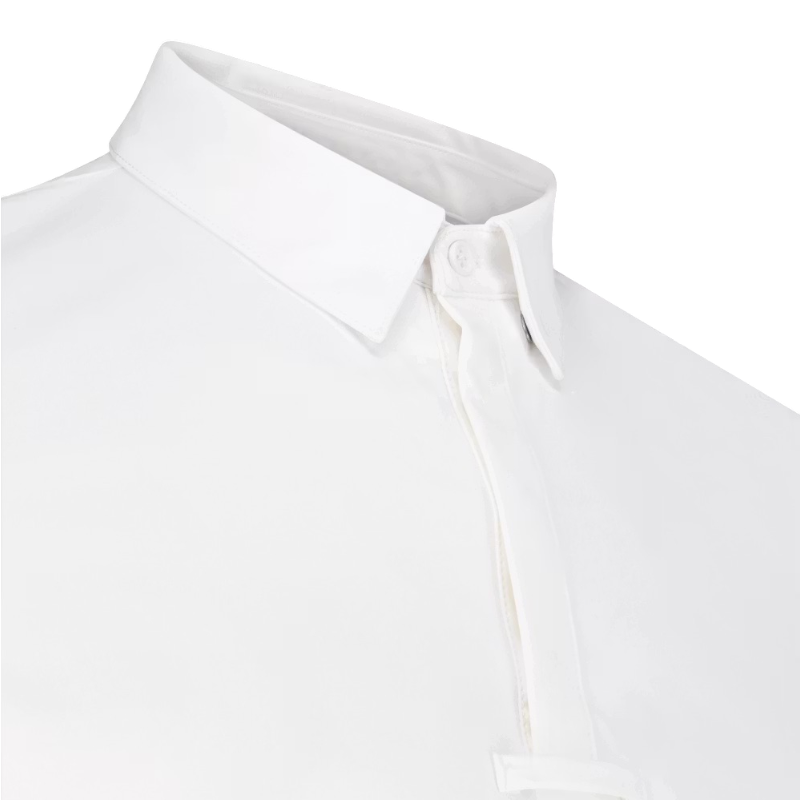 Kentucky Horsewear - Korte mouwen wedstrijd polo voor mannen Classic wit 