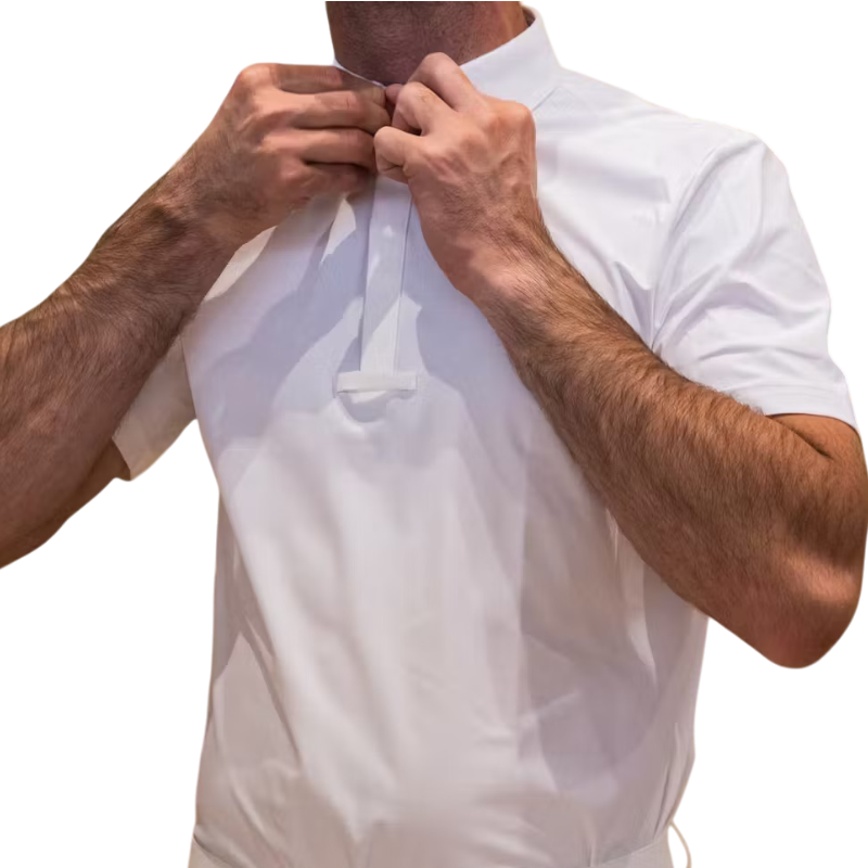 Kentucky Horsewear - Korte mouwen wedstrijd polo voor mannen Classic wit 