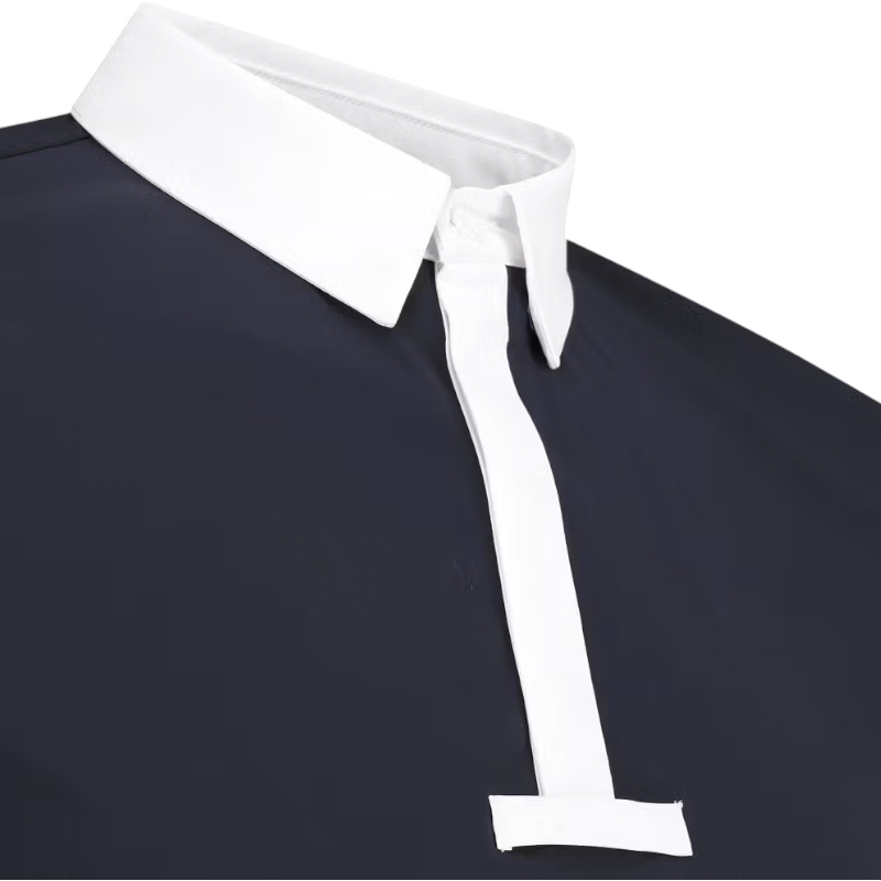 Kentucky Horsewear - Korte mouwen wedstrijd polo voor heren Classic marine 
