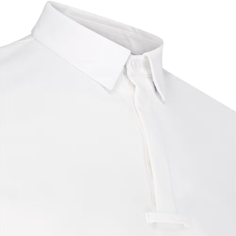 Kentucky Horsewear - Langarmwettbewerbspolo für Herren Classic weiß 