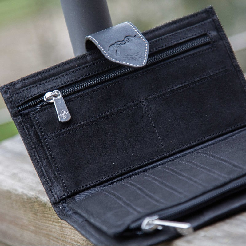 Pénélope - Bertille black glitter wallet 