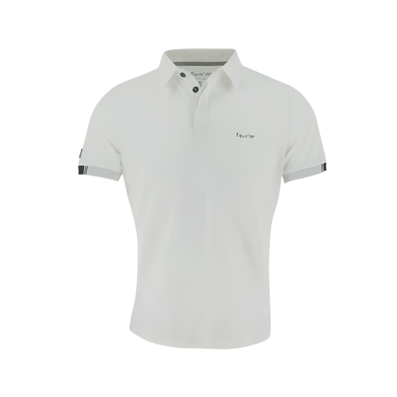 Pro Series – Weißes Kentin-Kurzarm-Poloshirt für Herren