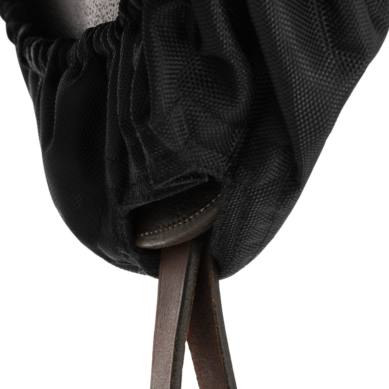 Pro Series - Black saddle cover with stirrup openings 
