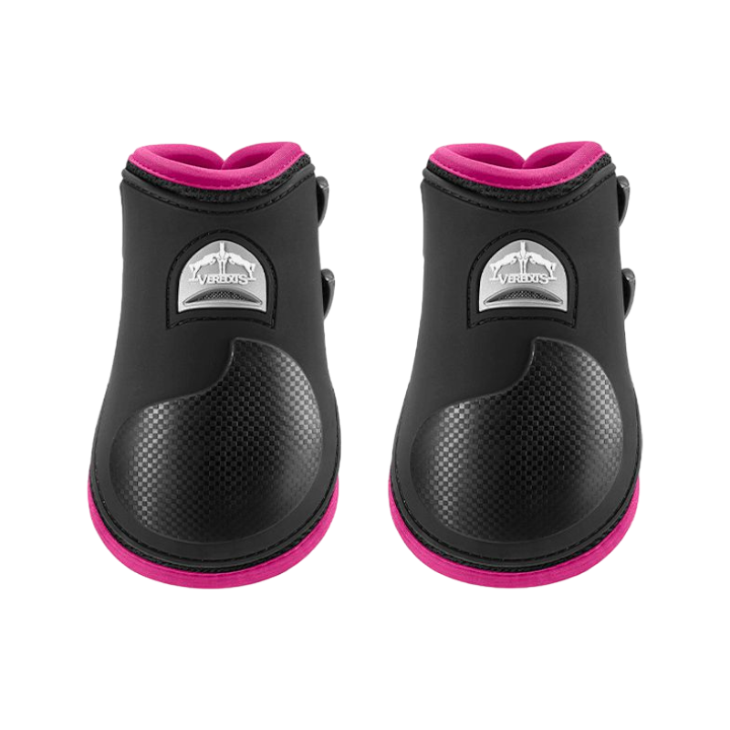 Veredus - Olympus Vento Color Edition fetlock guards black/pink