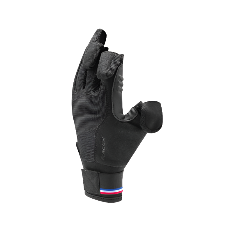 Racer - Devotion removable riding gloves black