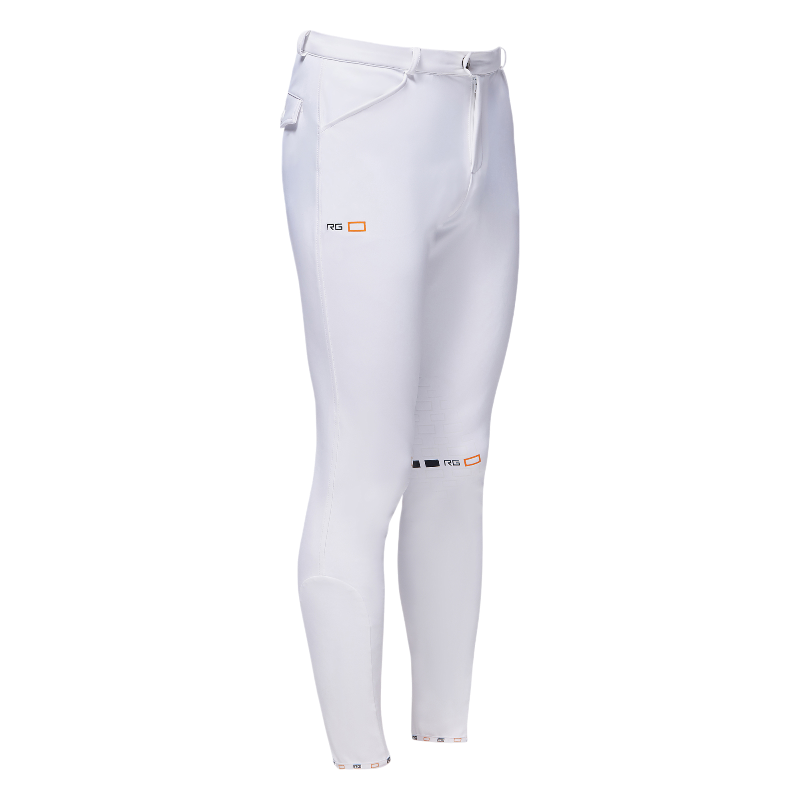 RG Italy - Pantalon d'équitation homme RG blanc