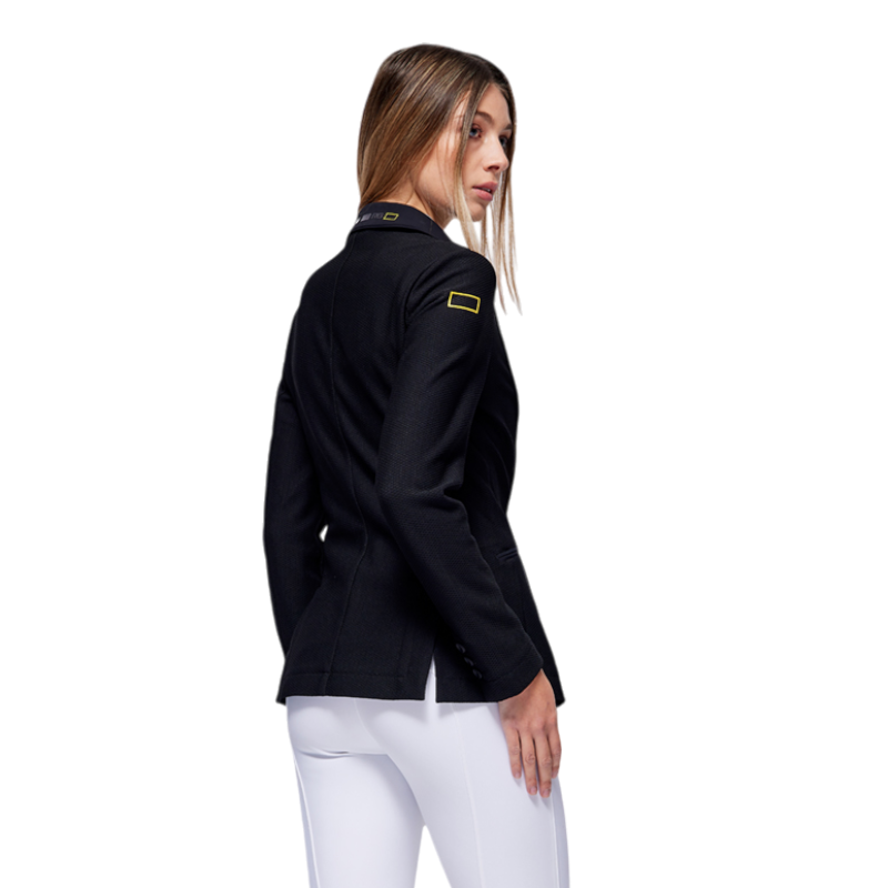 RG Italy - Veste de concours femme Jersey Mesh Zip noir