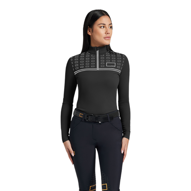 RG Italy - Baselayer manches longues femme RG Jersey Fleece noir | - Ohlala