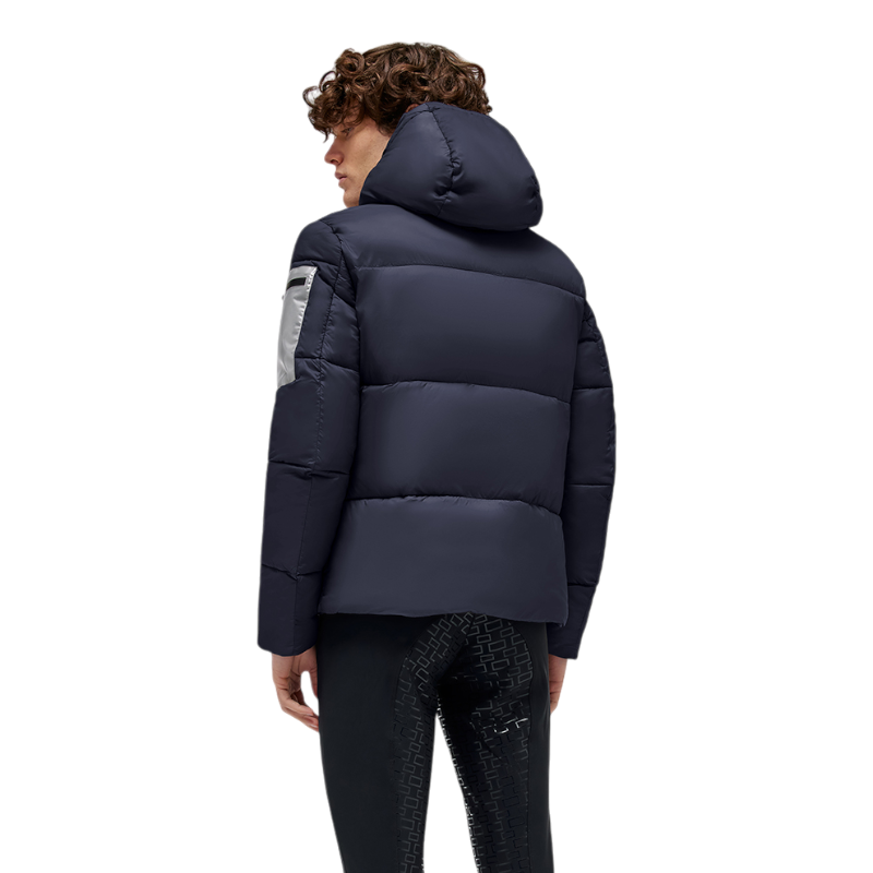 RG Italy - Doudoune manches longues homme Hooded Puffer marine