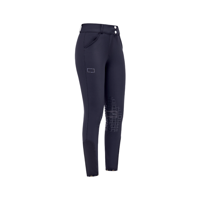 RG Italy - Pantalon d'équitation femme RG taille haute full marine | - Ohlala