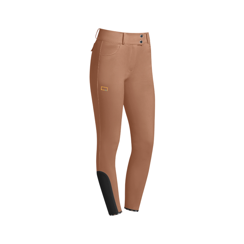 RG Italy - Pantalon d'équitation femme RG taille haute marron | - Ohlala