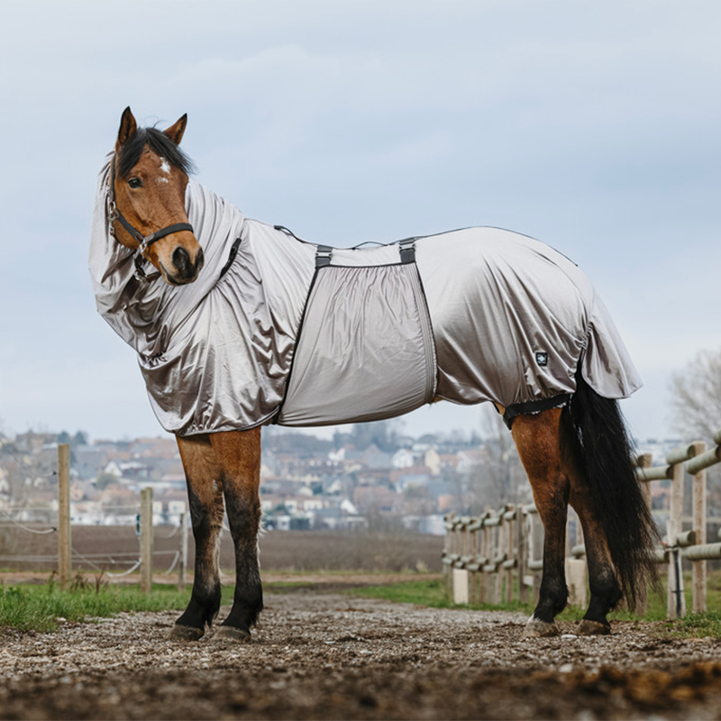 Riding World - Chemise anti-eczéma gris | - Ohlala