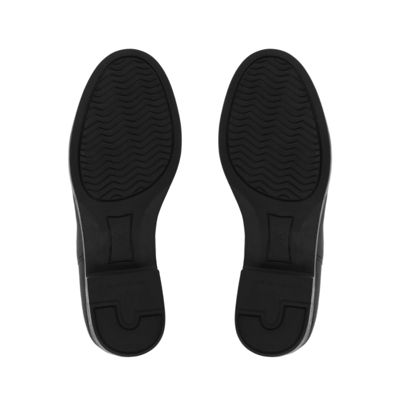 Riding World - Kinderreitstiefel aus synthetischem Glitter schwarz 