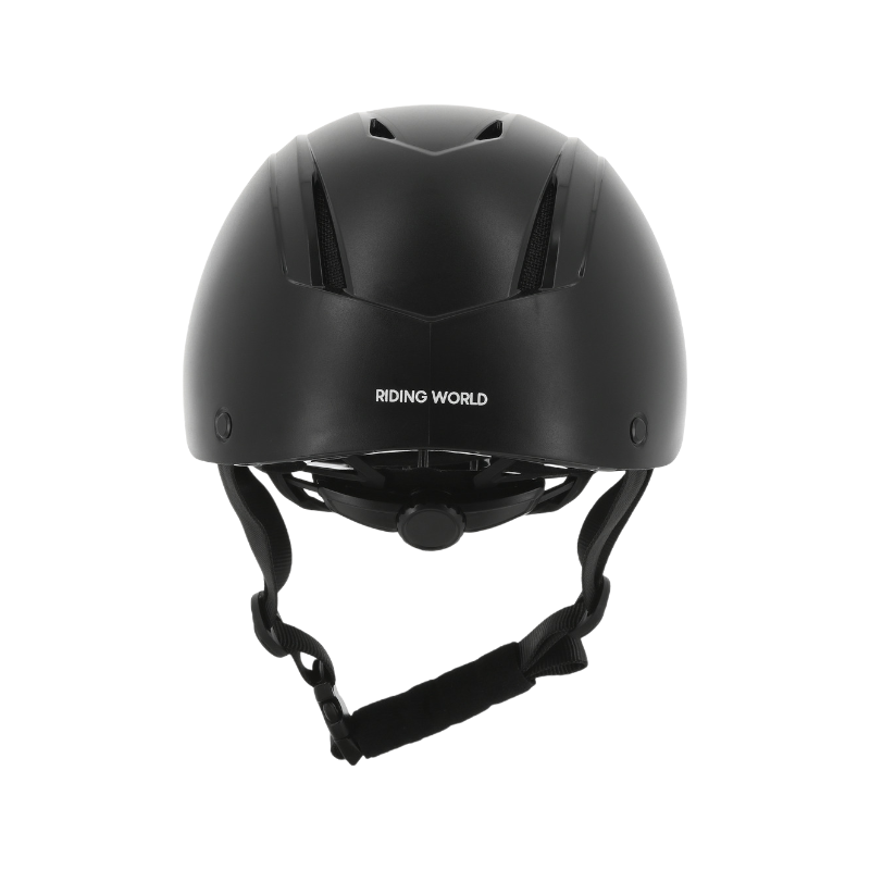 Riding World - Casque d'équitation Topy noir mat