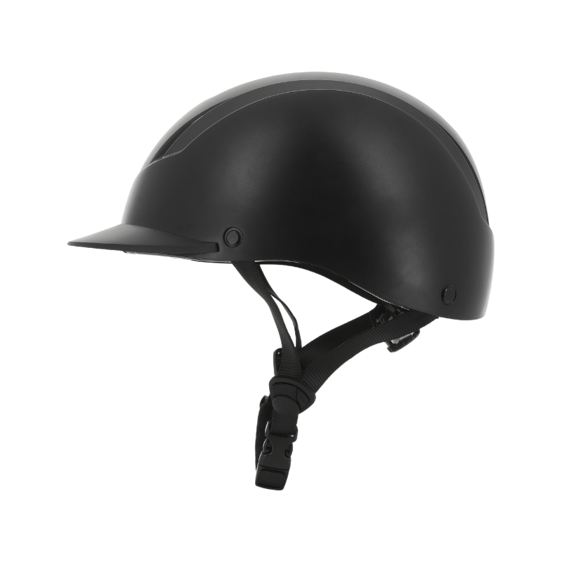 Riding World - Casque d'équitation Topy noir mat