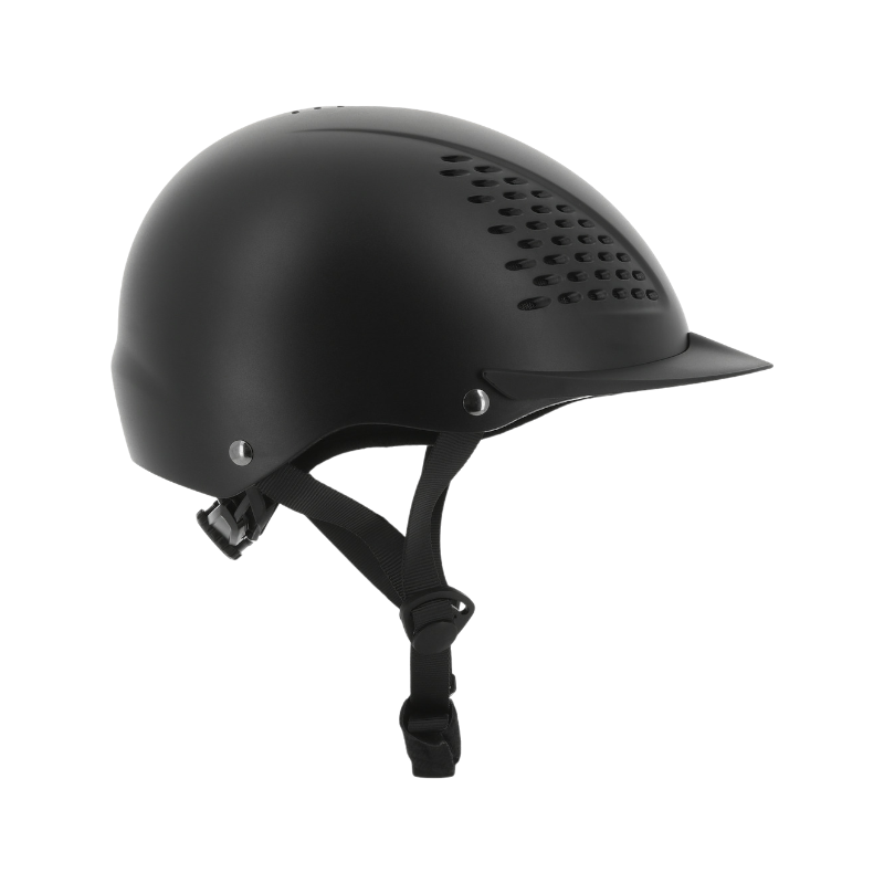 Riding World - Casque d'équitation Windy noir mat