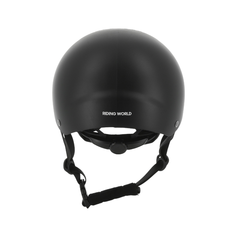 Riding World - Casque d'équitation Windy noir mat