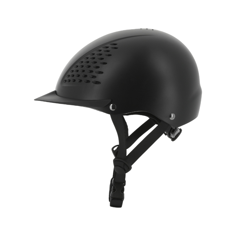 Riding World - Casque d'équitation Windy noir mat