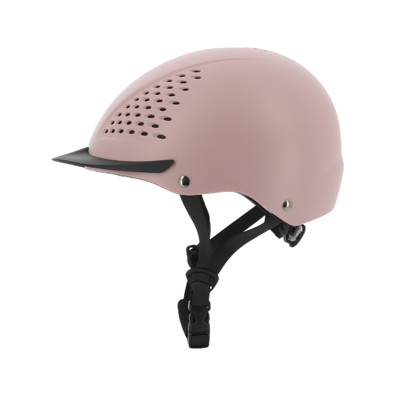 Riding World - Casque d'équitation Windy rose mat