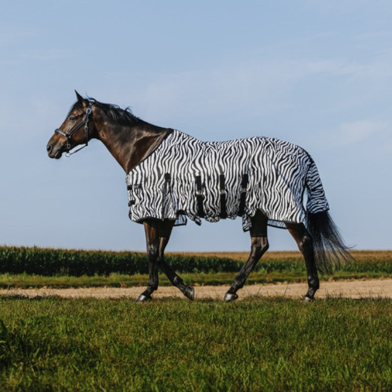 Riding World - Fliegenabwehr Hemd Mesh Bauch Zebra 