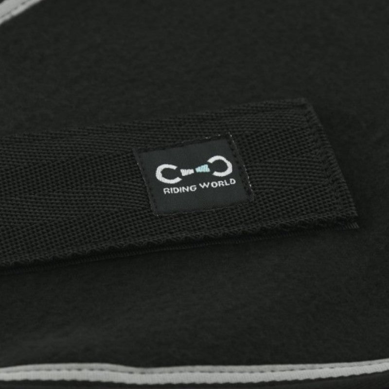 Riding World - Black fleece shirt for dog 