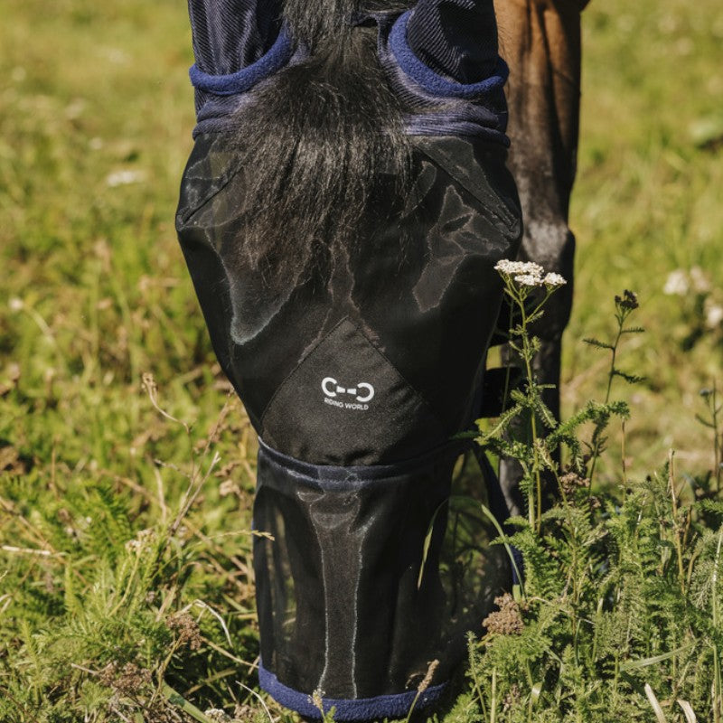 Riding World - Vliegenmasker met oren First marine 