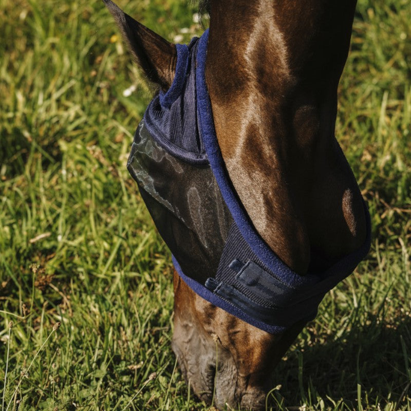 Riding World - Oordoploze vliegenmasker Eerste marine 