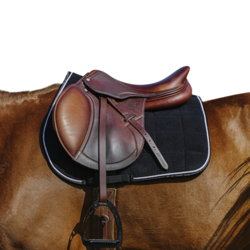 Riding World - Zwarte Corduroy zadeldeken 