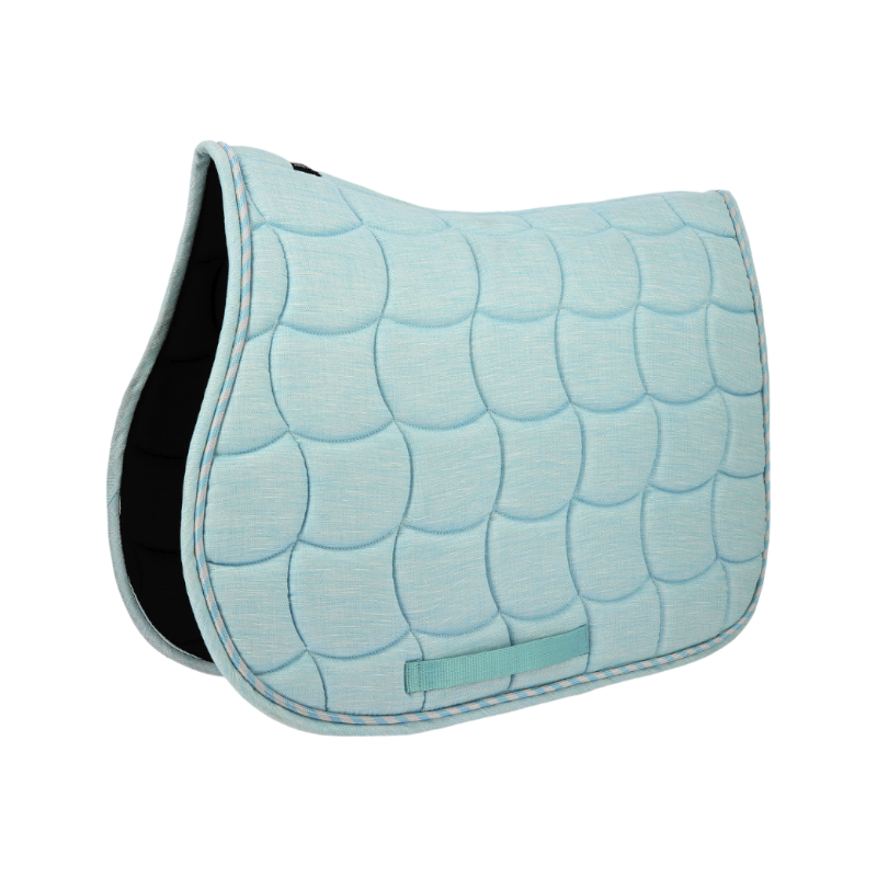 Riding World - Tapis de selle Sunshine bleu ciel