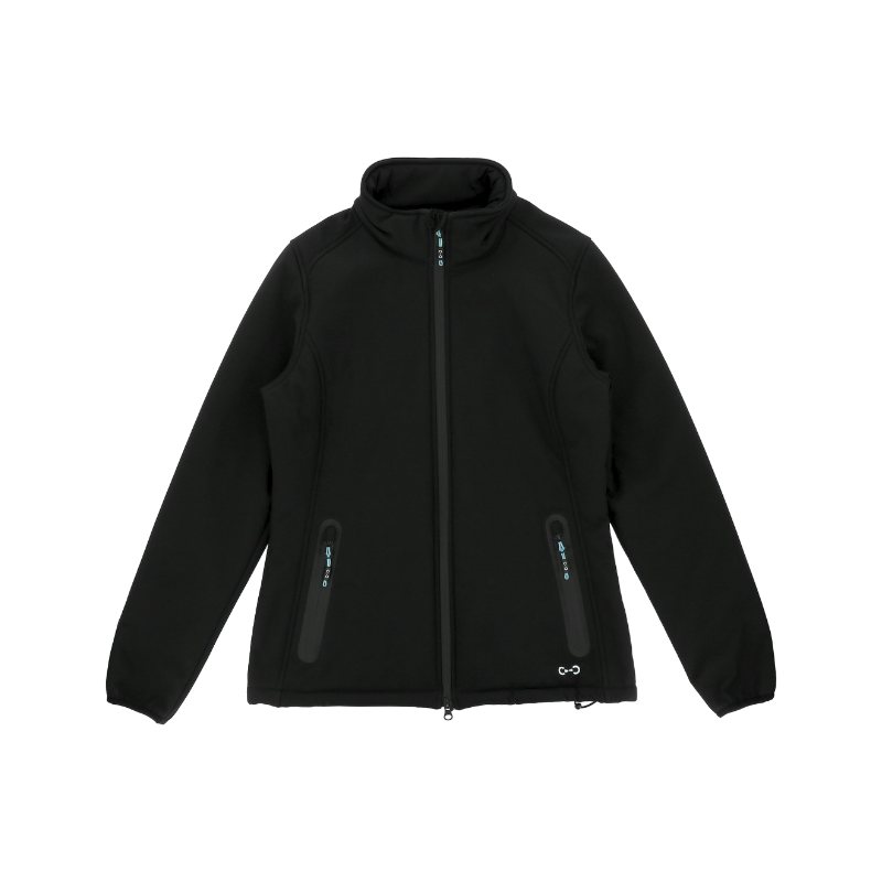Riding World - Veste manches longues softshell femme Romy noir