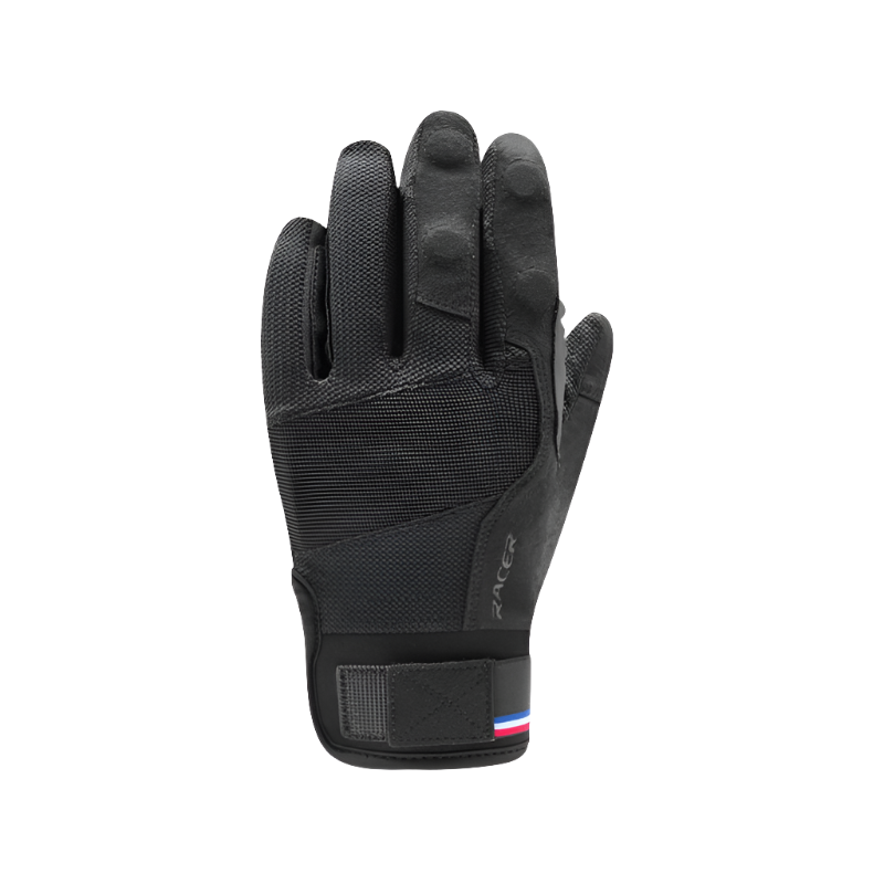 Racer - Devotion removable riding gloves black