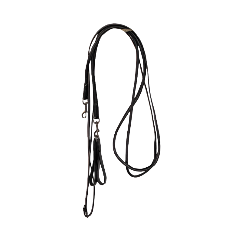 Pénélope - German round leather reins black