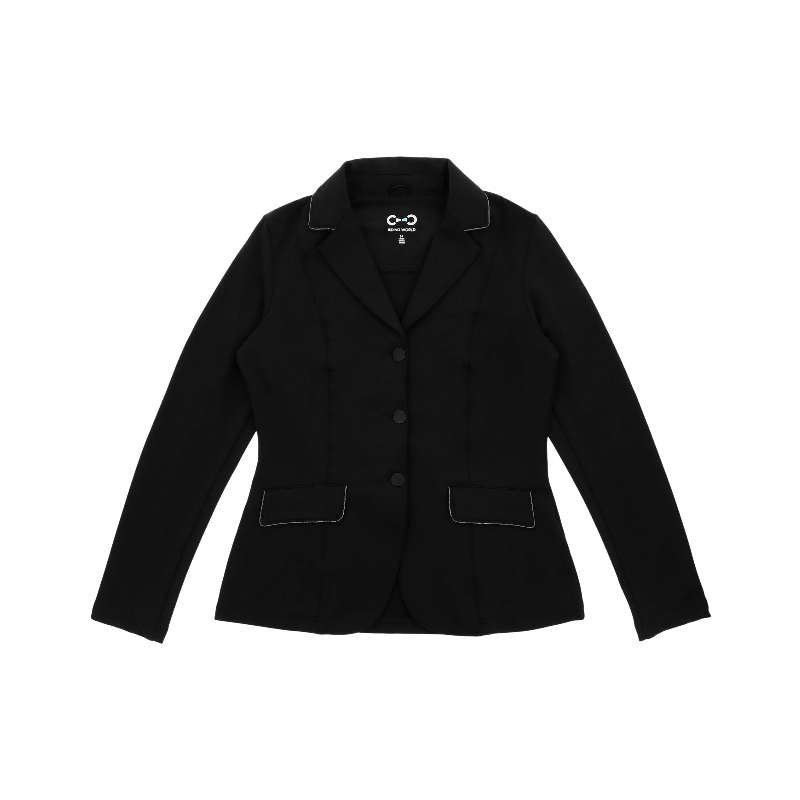 Riding World - Wettbewerbsjacke für Kinder Florida schwarz 